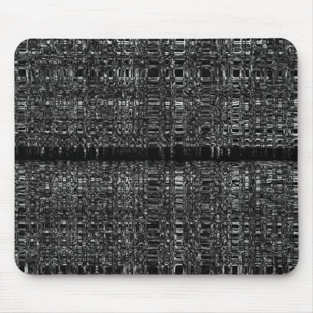 Abstraktes Kettenmuster Mousepad (Vorne)
