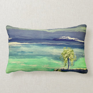 Abstraktes Kissen - Seascape-Baum