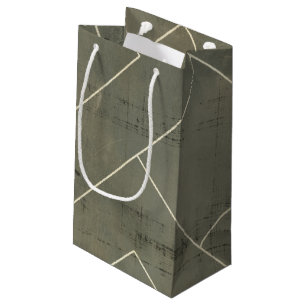 Abstraktes Konzept mit geometrischen Formen Kleine Geschenktüte