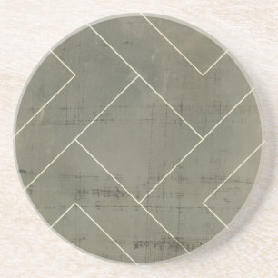 Abstraktes Konzept mit geometrischen Formen Sandstein Untersetzer