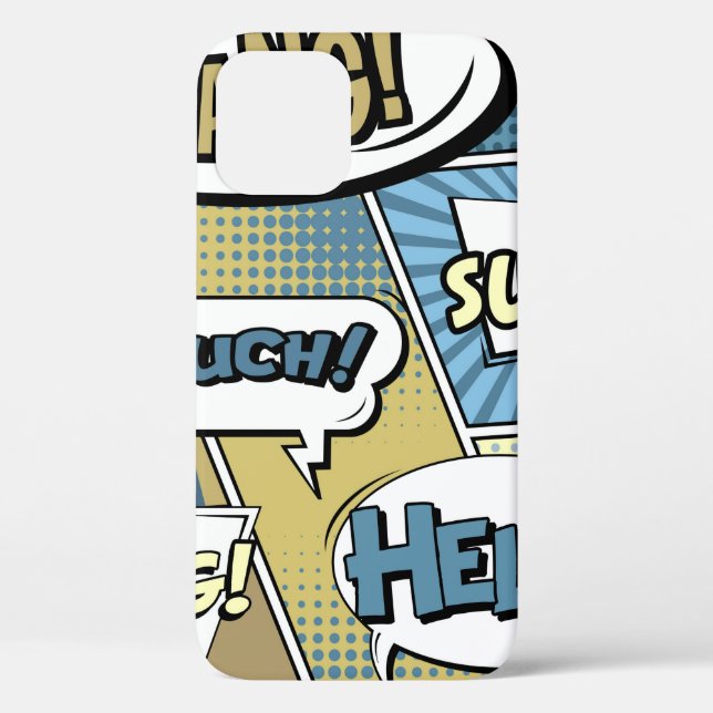 Abstraktes kreatives Konzept Comic Pop Art Blank Case-Mate iPhone Hülle (Rückseite)