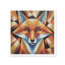 Abstraktes kubistisches Fox-Papier