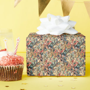 Abstraktes Kunst-Geschenkpapier Geschenkpapier