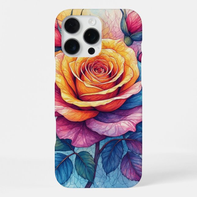 Abstraktes Kunst-Handyhülle iPhone 16 Pro Max Hülle (Rückseite)