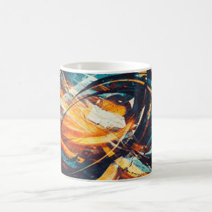 Abstraktes Kunst-Mug Kaffeetasse