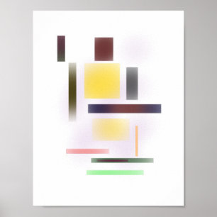 Abstraktes Kunst-Plakat Poster
