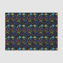 Abstraktes Kunst-Seidenpapier