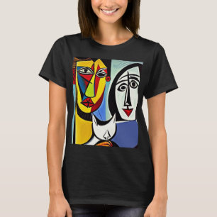 Abstraktes Kunst-T-Shirt T-Shirt