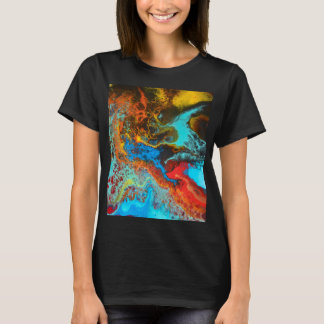 Abstraktes Kunstdesign - farbenfroh T-Shirt