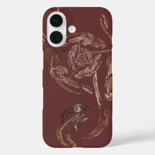 abstraktes Kunstgehäuse iPhone 16 Hülle