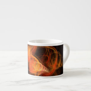 Abstraktes Kunstgiesserei Espresso Tasse