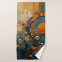 Abstraktes Kunsthandtuch