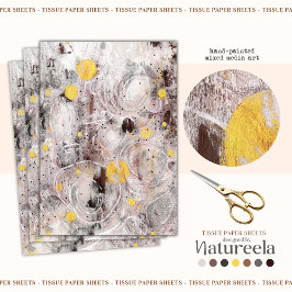 Abstraktes künstlerisches Textur-Design-Tissue-Pap Seidenpapier