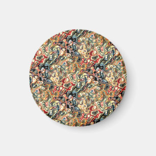 Abstraktes Kunstmagnet  Magnet