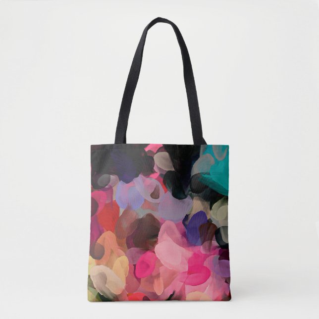 Abstraktes Kunstmuster Hand zeichnend modern  Tasche (Vorderseite)