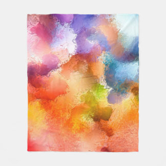 Abstraktes Kunstmuster. Moderne Hand zeichnend Fleecedecke