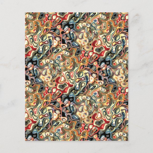 Abstraktes Kunstpapier (Vorderseite)