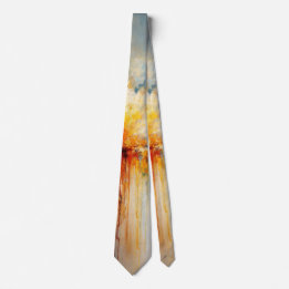 Abstraktes Kunstwerk Eternal Flame Cascade Krawatte