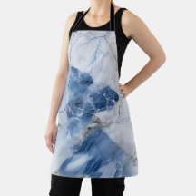 abstraktes Küstenmuster aus blauem Marmor