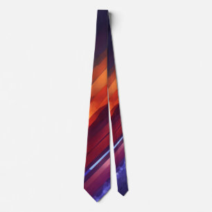 Abstraktes lebendiges Design, Premium-Synthetik Krawatte