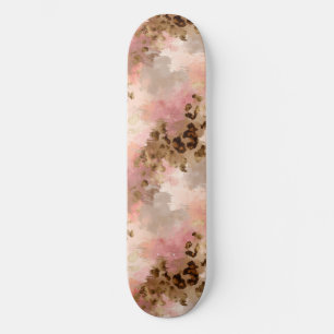 Abstraktes Leopard-Druckskateboard Skateboard