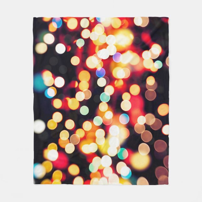 Abstraktes Licht: Einfache Textur Fleecedecke (Vorderseite)