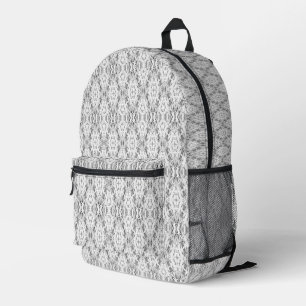 Abstraktes Lichtgeometrie-Muster Bedruckter Rucksack
