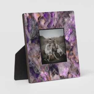 Abstraktes lila Amethyst Quartz, lila Granit Fotoplatte