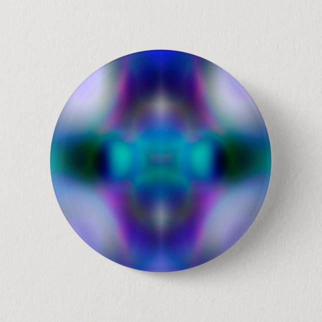 Abstraktes lila Muster Button (Vorderseite)