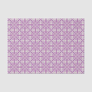 Abstraktes lila Orchideen-Blumen-Design-Muster-Kun Seidenpapier