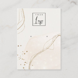 Abstraktes Logo-Display für den Studentenvortrag Visitenkarte