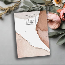 Abstraktes Logo-Display für die Wasserfarbenkette