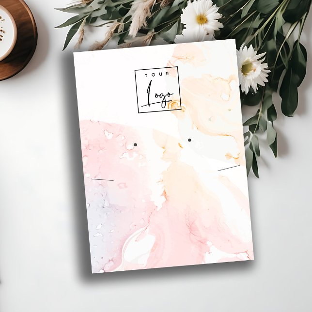 Abstraktes Logo-Display für die Wasserfarbenkette Visitenkarte (Von Creator hochgeladen)