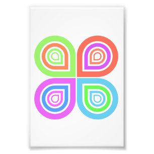 Abstraktes Logo Fotodruck