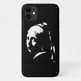 Abstraktes Mädchen mit Perlenohrring Case-Mate iPhone Hülle