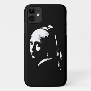 Abstraktes Mädchen mit Perlenohrring Case-Mate iPhone Hülle
