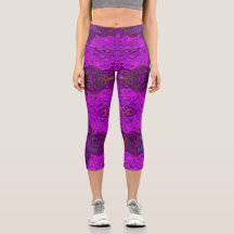 Abstraktes Magenta- und Schwarz-Groovy-Muster