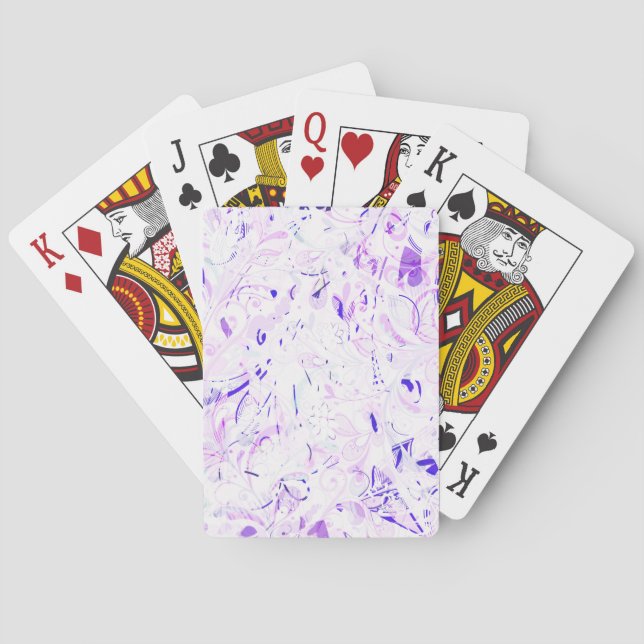 Abstraktes Mandala 2 Spielkarten (Rückseite)