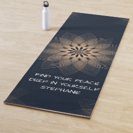 Abstraktes Mandala für Ihren Frieden Yogamatte