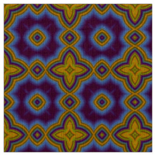 Abstraktes marokkanisches geometrisches Muster bla Stoff