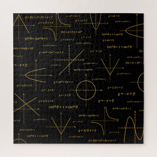 abstraktes Mathematikmuster (Vertikal)