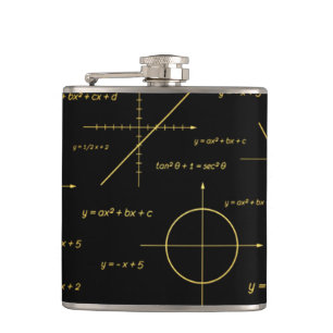 abstraktes Mathematikmuster Flachmann