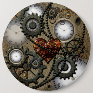 Abstraktes mechanisches Design Button
