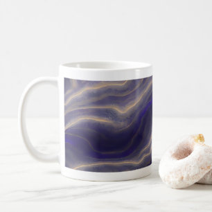 Abstraktes Meer Landschaft Gebrochene Wellen 03 Kaffeetasse