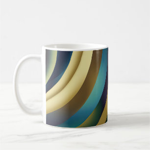 Abstraktes Meer Landschaft Gebrochene Wellen 30 Kaffeetasse