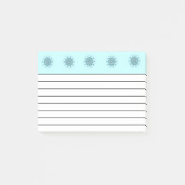 Abstraktes Meer Post-it Klebezettel
