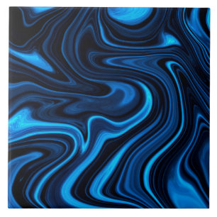 Abstraktes Meerwasser Fliese