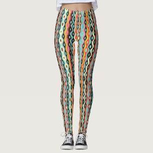 Abstraktes Mehrfarbenmuster Leggings