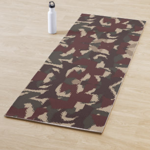 Abstraktes militärisches Muster Yogamatte