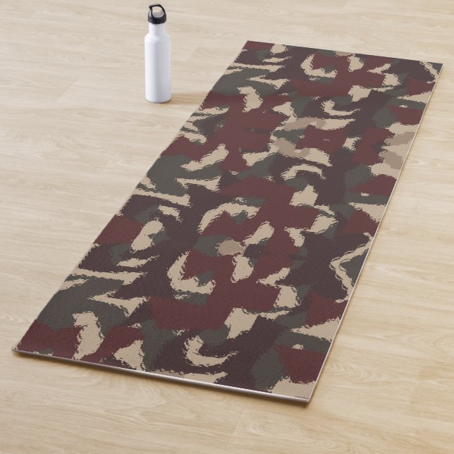 Abstraktes militärisches Muster Yogamatte (Beispiel)